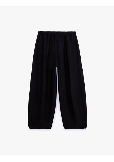 Koton Loose Fit Siyah Kadın Pantolon 7wak40043pw