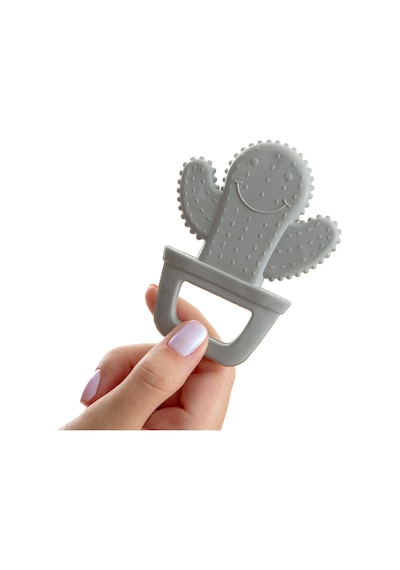 Babyjem Yumuşak Diş Kaşıyıcı Kaktüs Gri