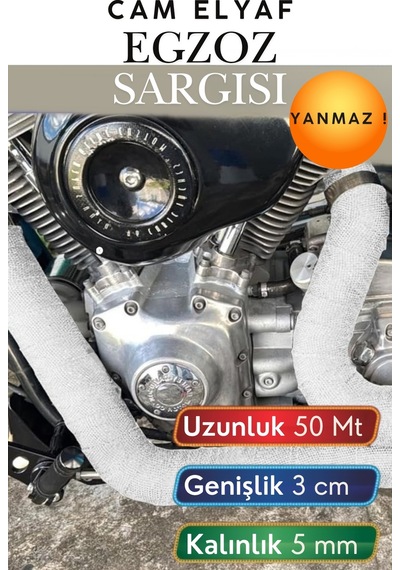 50 Metre 3 Cm Cam Elyaf Egzoz Sargısı Manifold Sargı Bezi Yanmaz Bant 5 Mm Kalınlık Isıya Dayanıklı Yanmaz Isı Yalıtım Bandı Motorsiklet Araba Egzoz Koruma Bezi Termal Sargı 50 Metre 3 Cm Cam Elyaf Egzoz Sargısı Manifold Sargı Bezi Yanmaz Bant 5 Mm Kalınlık Isıya Dayanıklı Yanmaz Isı Yalıtım Bandı Motorsiklet Araba Egzoz Koruma Bezi Termal Sargı