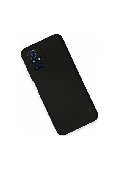 Xiaomi Redmi 10 2022 Kılıf Içi Kadife Renkli Silikon Telefon Kılıfı Col178883-siyah