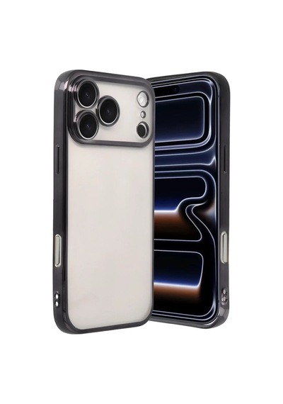 Newface Apple İphone 17 Pro Razer Lensli Silikon - Siyah