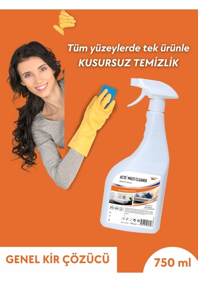 Acto Multı Cleaner 750 Ml Genel Kir Çözücü