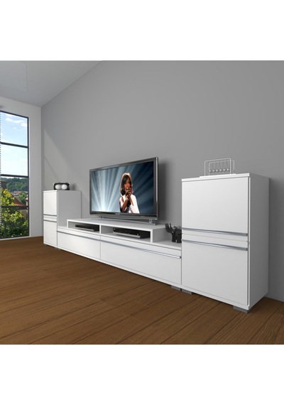 Decoraktiv Ekoflex On2 Mdf Tv Ünitesi Tv Sehpası Beyaz