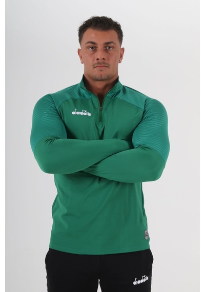 Diadora Premium Antrenman Eşofmanı Tek Üst Yeşil