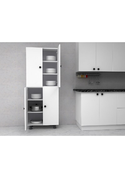 % 100 Mdf Çok Amaçlı Beyaz Banyo Dolap