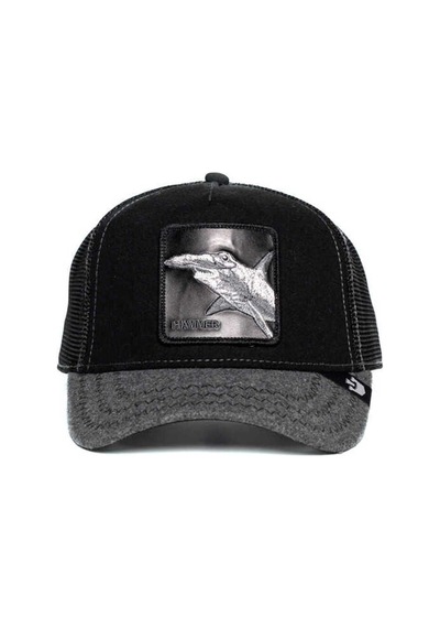 Goorin Bros Nightmare Alley Çekiç Balığı Figürlü Şapka 101-0548 Siyah Standart Siyah