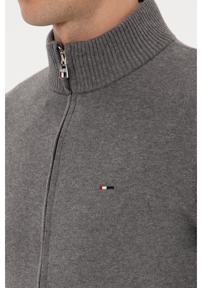 U.s. Polo Assn. Erkek Gri Melanj Hırka Triko 50313688-vr086 Grı Melanj