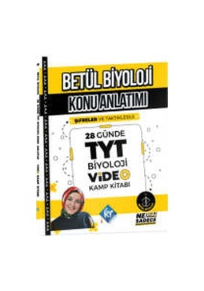 Kr Akademi Yayınları 2025 Betül Biyoloji Konu Anlatımı 28 Günde Tyt Biyoloji Video Kamp Kitabı