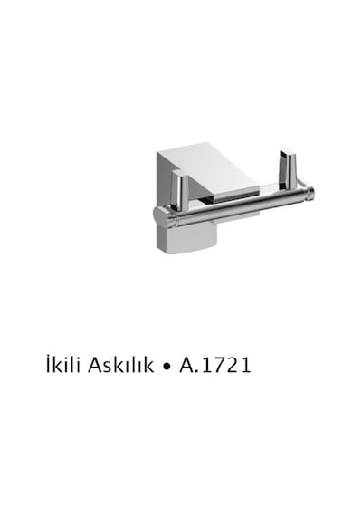 Duxxa F1 İkili Askılık A.1721 Krom