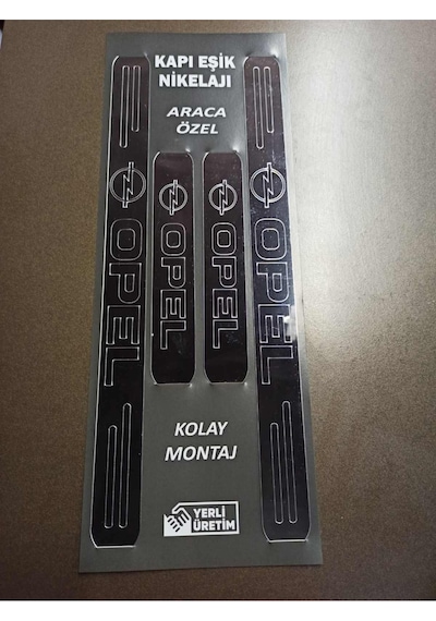 Opel Adam ile Uyumlu Kapı Eşiği ve Kapaklı Numaratör (Park Tel)