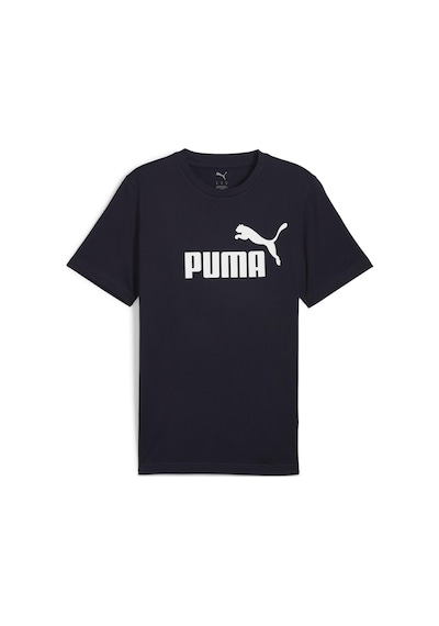 Puma Ess No. 1 Logo Tee Erkek Yetişkin T-shirt Lacivert