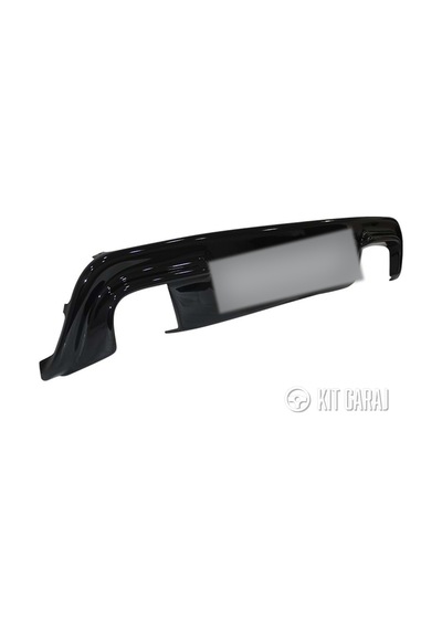 Bmw E60 2003-2009 Rieger M5 Parlak Siyah Difüzör Plastik Boyalı