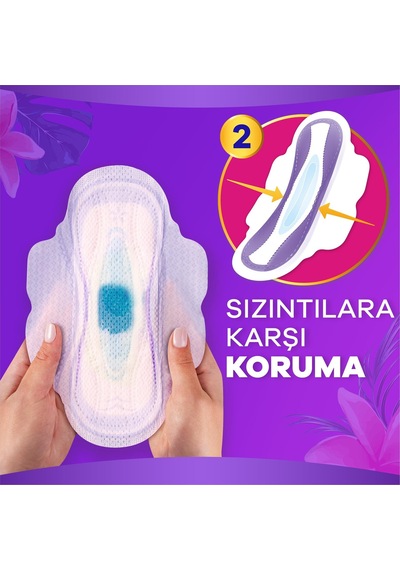 Orkid Platinum Süper Ekonomik Hijyenik Ped Gece 16'lı