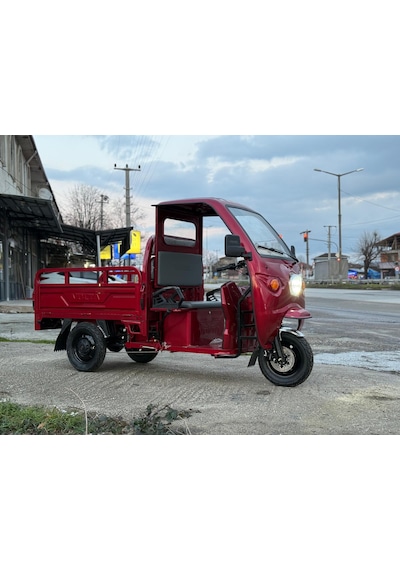 Volta VT5 2024 Elektrikli Damperli 3 Teker Kasalı Yük Taşıma Kırmızı