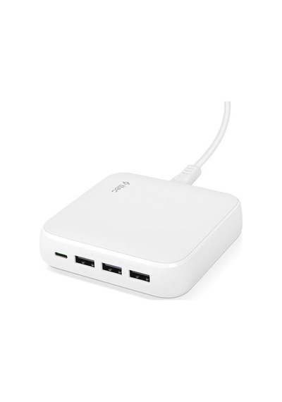 Smartcharger Quattro Gan 65w Pd Seyahat Hızlı Şarj Aleti Usb-c + 3 Usb-a Macbook, İphone Uyumlu
