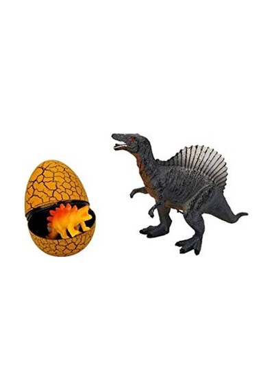 Dinozor Ve Yavrusu Oyun Seti - Renkli Eğlenceli Figürler