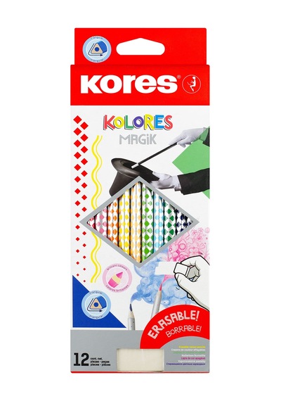 Kores Kolores Magic 12'li Ahşap Boya Kalemi 124-Pembe