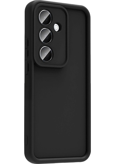Samsung Galaxy A37 5g Viera Silikon - Siyah Düz Renkli