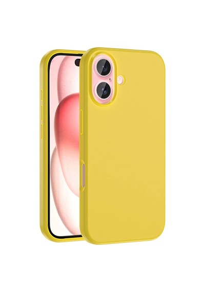 Apple iPhone Uyumlu 16 Kılıf M-safe Şarj Özellikli Sıvı Teknolojili Silinebilir Sert Zore Kivi Kapak