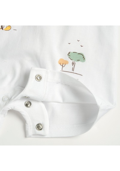 Chicco Kız Bebek Kısa Tulum 09102091000000 000033 Beyaz