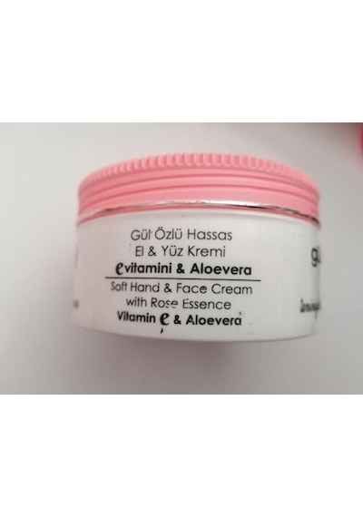 Aloe Vera Ve E Vitaminli Gül Özlü Hassas El Ve Yüz Kremi 250ml