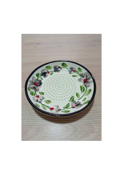 Bsg Design Seramik Sarımsak Ve Zencefil Rende Tabağı 13 Cm - El Yapımı Çini Rende - 945390516 Diğer
