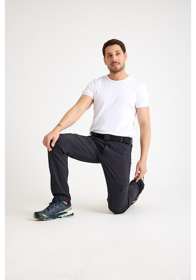 Q&steinbock Afythos Erkek Outdoor Pantolon-polarlı-31313 Koyu Gri