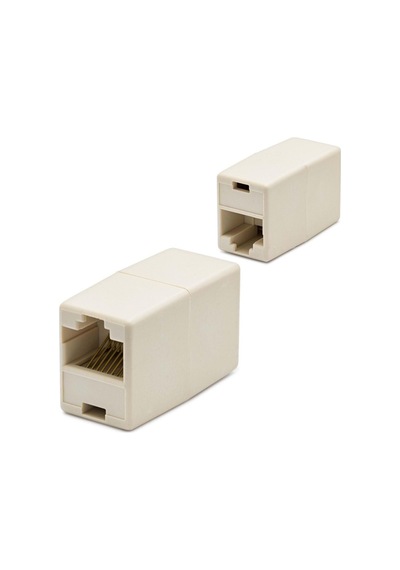 Rj45 To Rj45 Uzatma Adaptör Krem Hdx5006