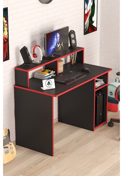 Oyuncu Masası Gamer Model Çalışma Masası Siyah-kırmızı Model Nehir Model Oyuncu Masası Gamer Model Çalışma Masası Siyah-kırmızı Model Nehir Model