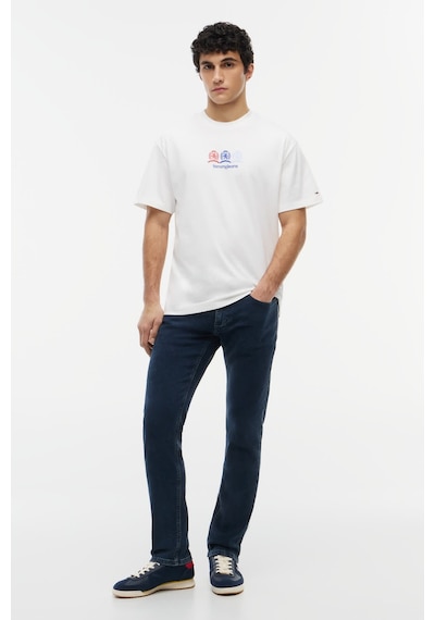 Tommy Hilfiger Scanton Slım Aı4269 Co Erkek Mavi Denim Pantolon - Dm0dm21213
