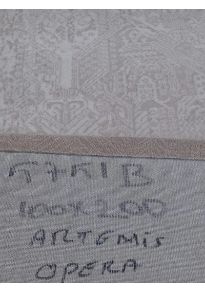 Halı Artemis Opera Collection 100 300 Ölçülerinde Saçaklı Yolluk Krem