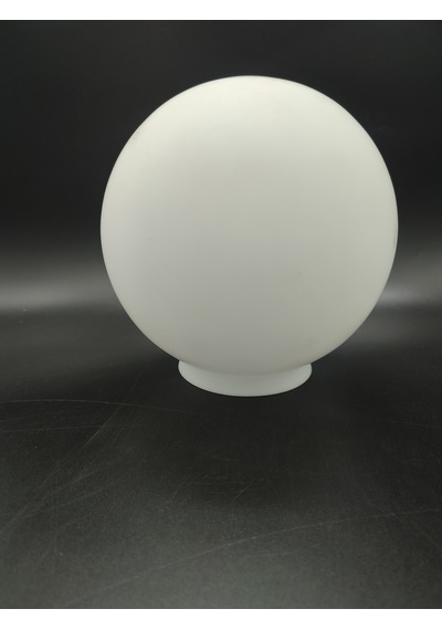 Osmanlı Avize Camı.H-Hakiki Opalin.grifli.Çap:20.00cm-Yuva::10.00cm Süt Beyaz - Mat