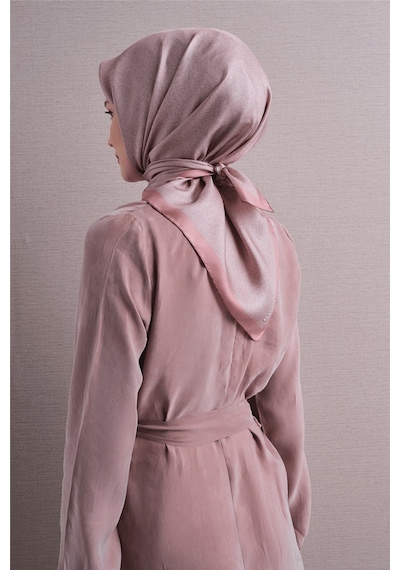 Armine İpek Eşarp 2027 Kış - 9601-35 Pudra Twill