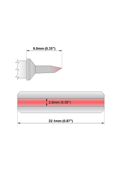 M7Lb127 Smtc-162 Metcal Havya Uyumlu Lehimleme Ucu