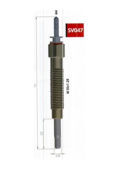 Kızdırma Bujisi Hyundaı H100 E.m 12v Mıtsubıshı Colt 1.8d-l200-l300-sıgma 2.3-2.5d 12v E20-e23-e24- Nyssan Pıck-up2.3-2.5-2.7d 11v Kıa K2500-pr Bango 4 Ad