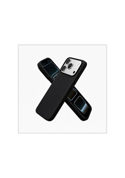 Apple Uyumlu iPhone 17 Pro Max 18 Pro Max Kılıf Renkli Lansman İçi Kadife Yumuşak Kamera Yükseltili Silikon Siyah