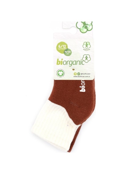 Biorganic Colurs 2'li Havlu Kaymaz Bebek Çorabı 68480