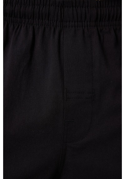 Tommylife Siyah Standart Fit Dokuma Hafif Esnek Chino Erkek Pantolon - 82179 Siyah