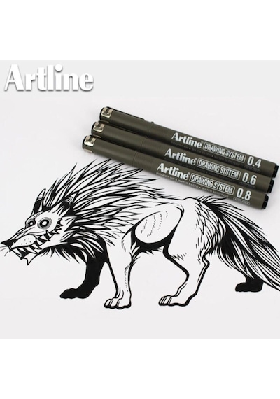 Artline Drawing System Teknik Çizim Kalemi 11'li Tam Set