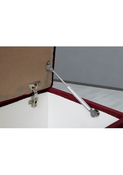 Vetra Chester Model Bordo Sandıklı Puf  Kapitoneli Model 140cm Sandıklı Bank