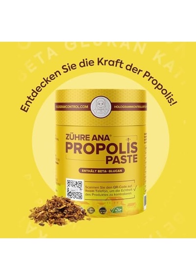 Zühre Ana Propolis Macunu - Beta Glukan Ve Ginseng Katkılı Hologramlı Ürün 240 G
