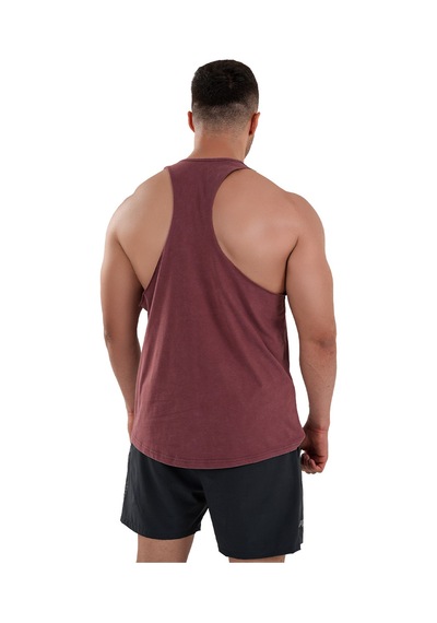 Kingsize Nutrition Kingsize Darksteel Antik Yıkamalı Atlet Bordo Bordo