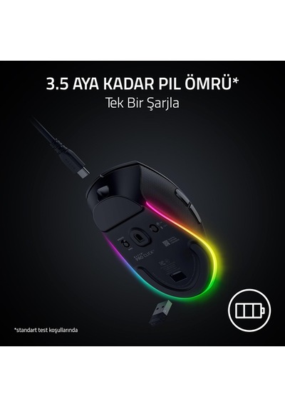 Pro Click V2 - Kablosuz Ergonomik Mouse - Aı Prompt Assist - 30k Optik Sensör - 3,5 Ay Pil Ömrü 14 Bölgeli Chroma Rgb, Hyperscroll Eğilebilir Mouse Tekerleği Siyah Pro Click V2 - Kablosuz Ergonomik Mouse - Aı Prompt Assist - 30k Optik Sensör - 3,5 Ay Pil Ömrü 14 Bölgeli Chroma Rgb, Hyperscroll Eğilebilir Mouse Tekerleği Siyah