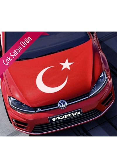Ay Yıldız Türk Bayrağı Sticker - Ay Yıldız Sticker, Oto Sticker Ay Yıldız Türk Bayrağı Sticker - Ay Yıldız Sticker, Oto Sticker