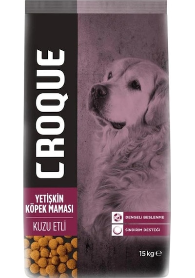 Croque Kuzu Etli Yetişkin Köpek Maması 15 KG Croque Kuzu Etli Yetişkin Köpek Maması 15 KG