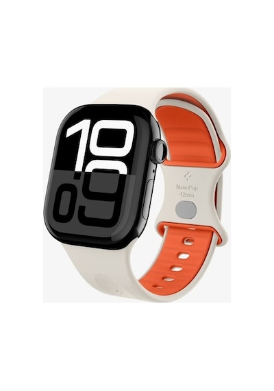 Spigen Apple Watch 49/46/45mm Ultra 3/2/1 / Seri 11/10/9/8/7 İle Uyumlu Kordon Band Nano Pop Açık Mavi
