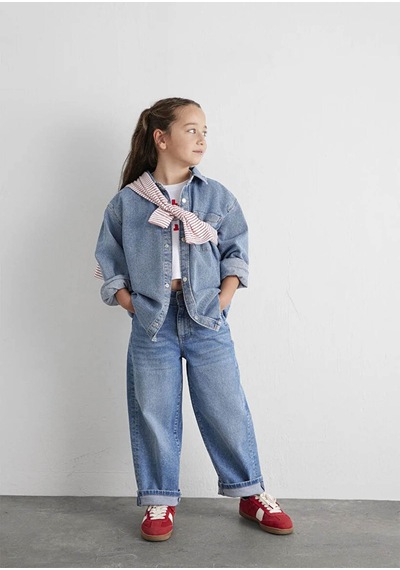 Mavi Zayla 90lar Mavi Kız Çocuk Jean Pantolon M7010510-88228