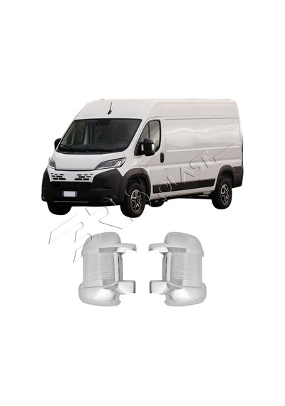 Fiat Ducato Uyumlu 2024 Ve Üzeri Ayna Kapağı 2 Parça Abs Krom Kaplama