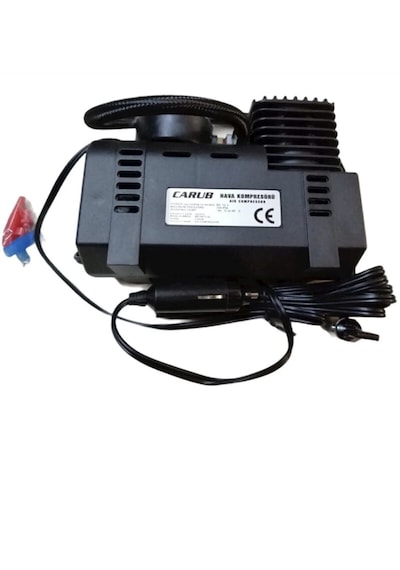 Carub Lastik Hava Kompresörü 12v 300psi Siyah Siyah