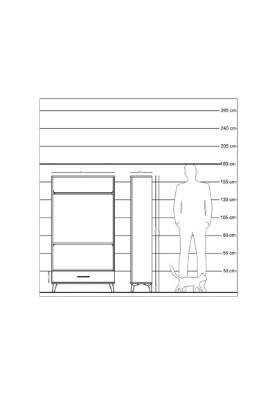 Arges Dolap 2 Raflı Tek Çekmeceli Tek Askılı 88x30x163 Aytaşı... Aytaşı Arges Dolap 2 Raflı Tek Çekmeceli Tek Askılı 88x30x163 Aytaşı... Aytaşı